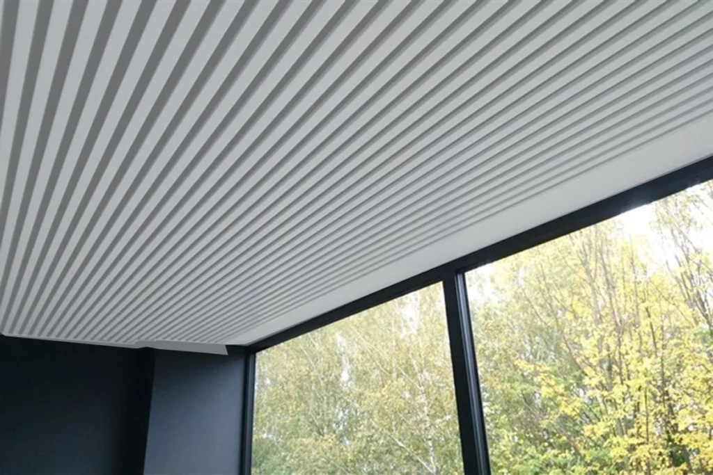 Реечный потолок Албес