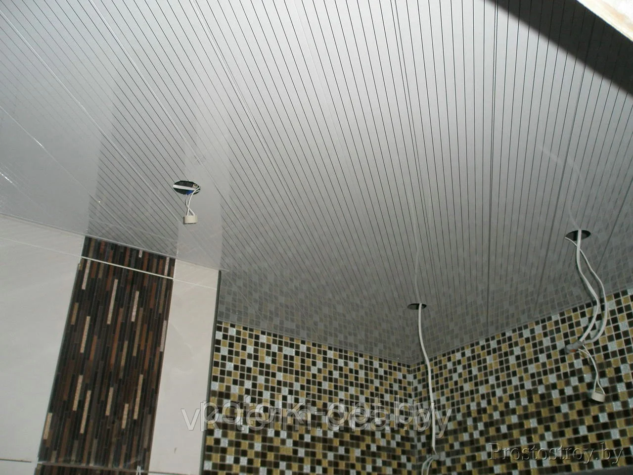 Реечный потолок Албес
